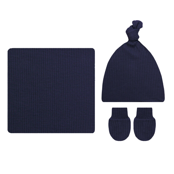 Hayden Ribbed Newborn Hat Bundle