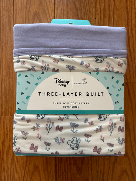 Minnie Mouse’s Bowquet 3-Layer Quilt