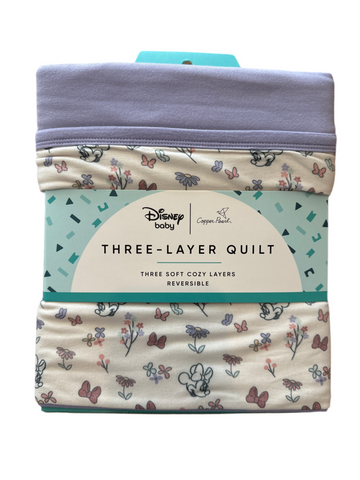 Minnie Mouse’s Bowquet 3-Layer Quilt