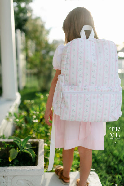 BACKPACKER-RIBBON FLORAL PINK
