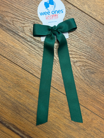 Forest Green Mini Bow Tie Streamer