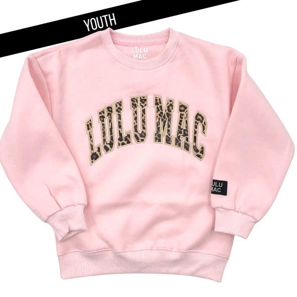 Lt Pink/Leopard Sweatshirt