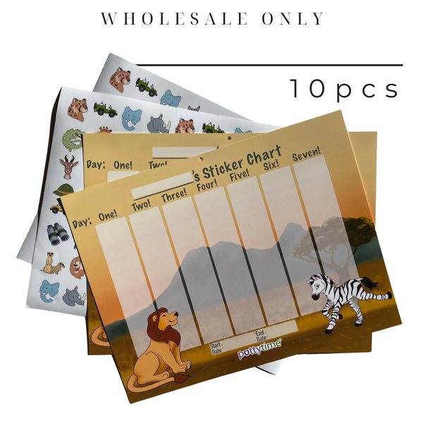 Potty Training Stickers Chart Kit
