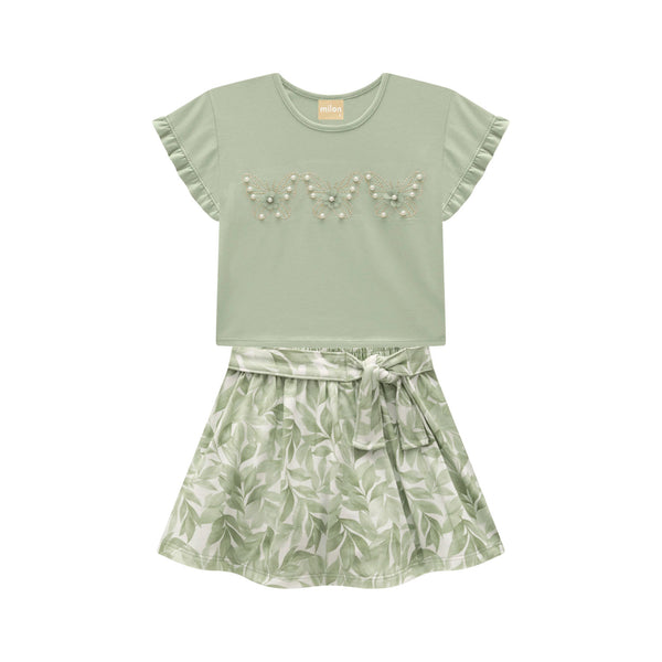 Butterfly Garden Skort Set