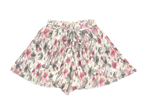 Floral Flared Shorts