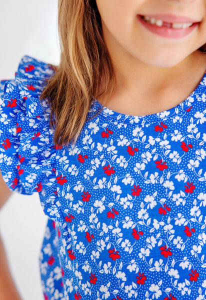 Ruehling Ruffle Dress-Patomac Petals