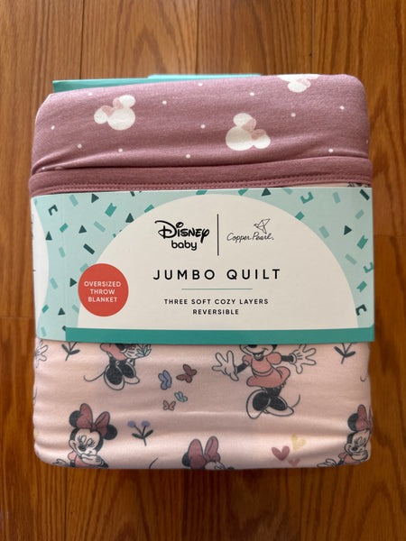 Minnie Mouse 3-Layer Jumbo Quilt