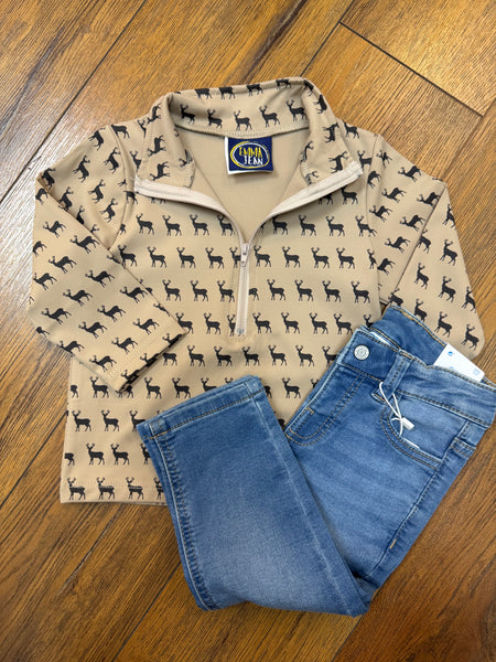Deer Pullover 1/4 Zip