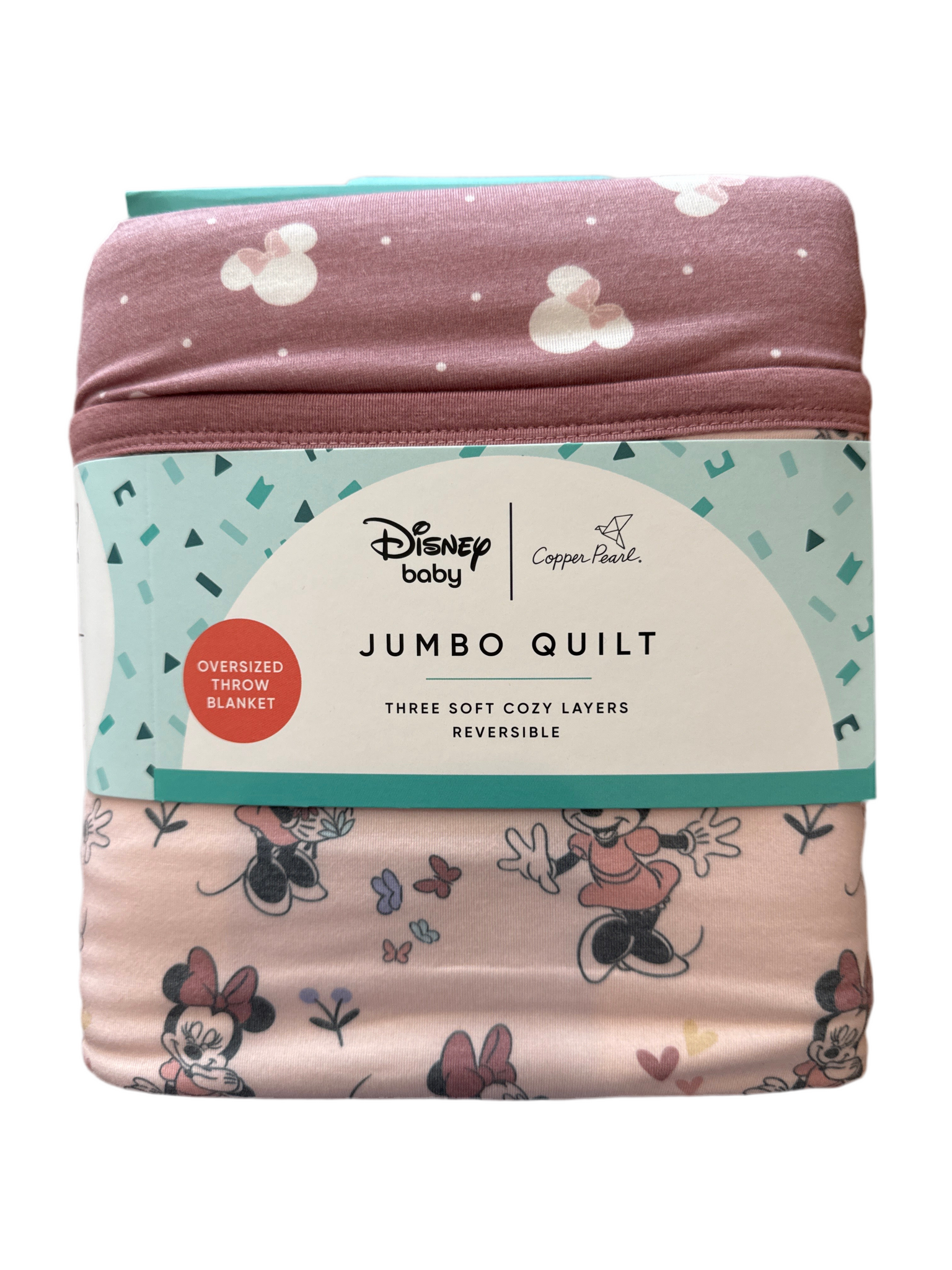 Minnie Mouse 3-Layer Jumbo Quilt