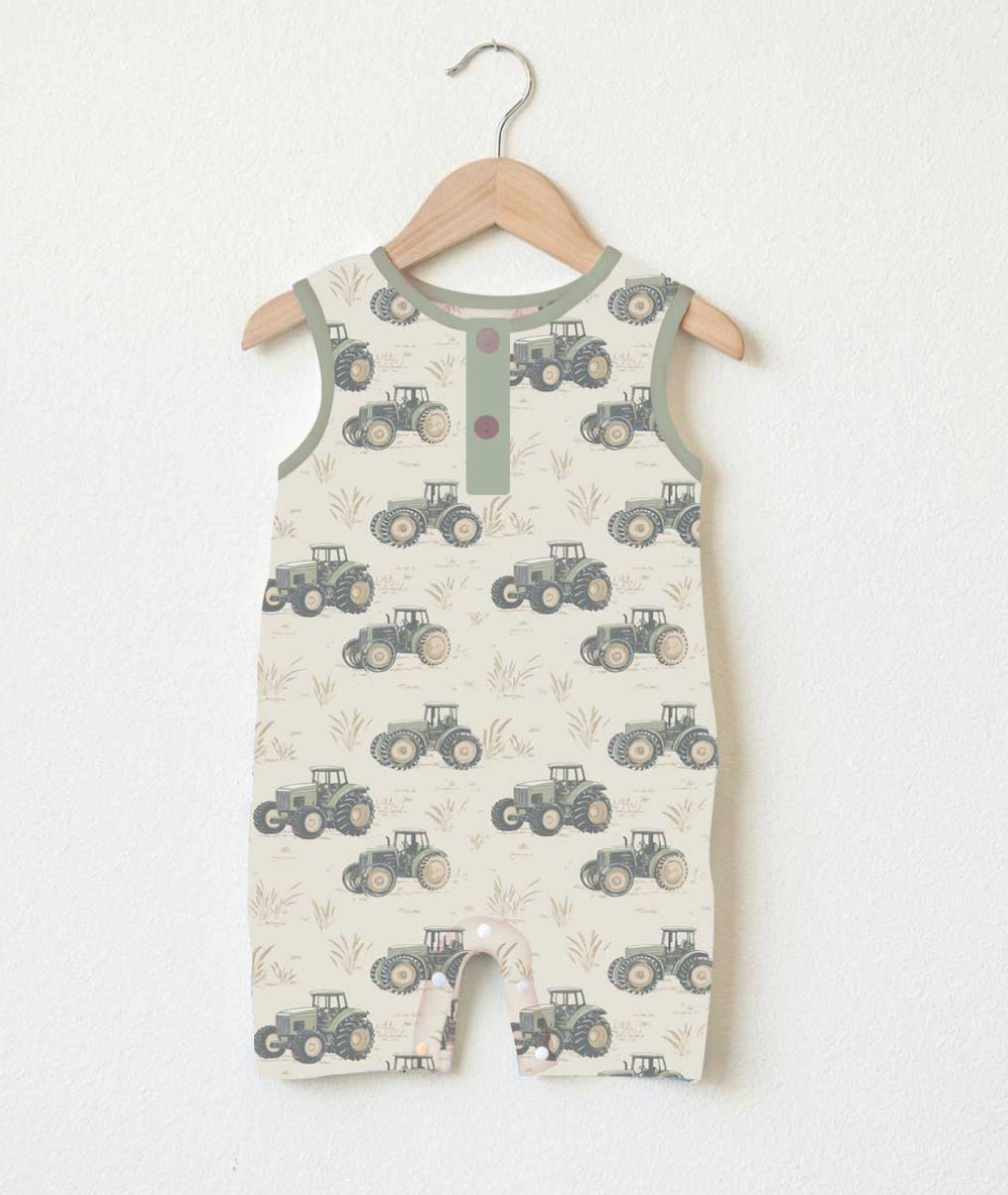 Down the Field Tank Romper