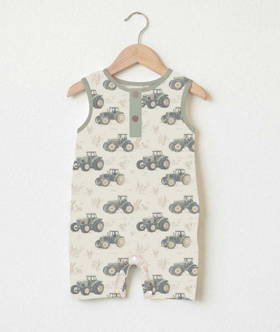 Down the Field Tank Romper