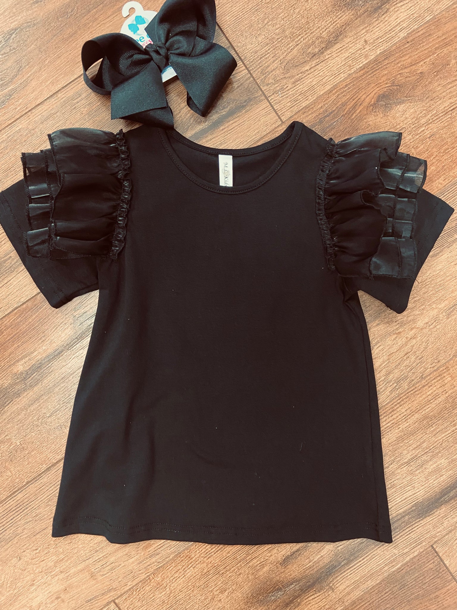 Ruffle Sleeve Top