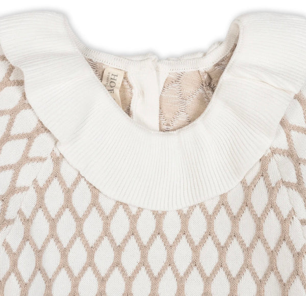 Lattice Sweater Dress