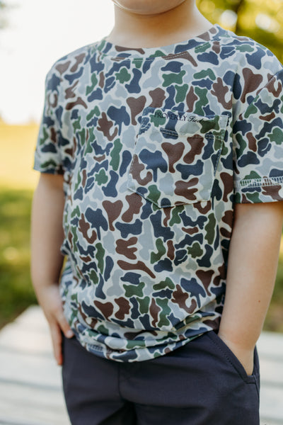 Ravine Pocket Tee-Terra Camo