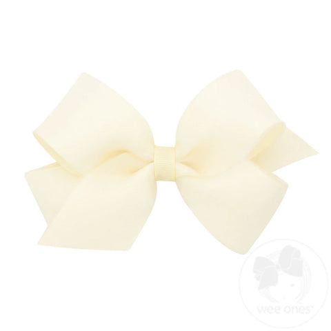 Off White Medium Overlay Bow