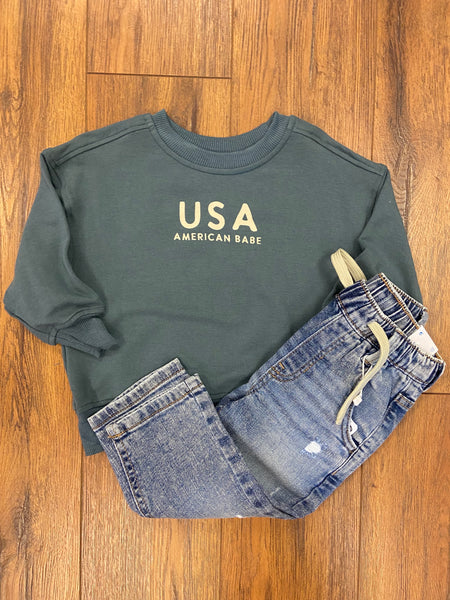 USA American Babe Sweatshirt