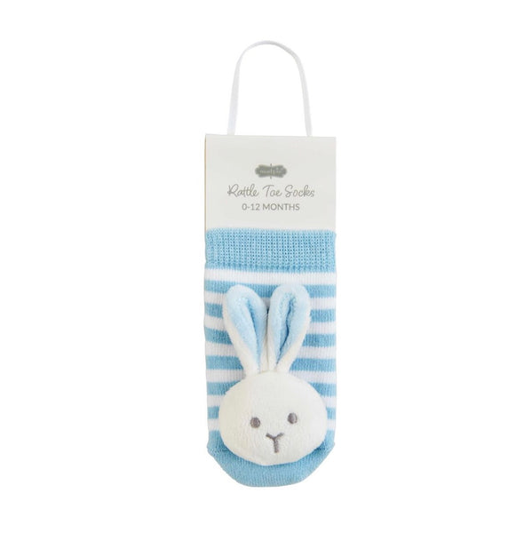 Bunny Rattle Socks