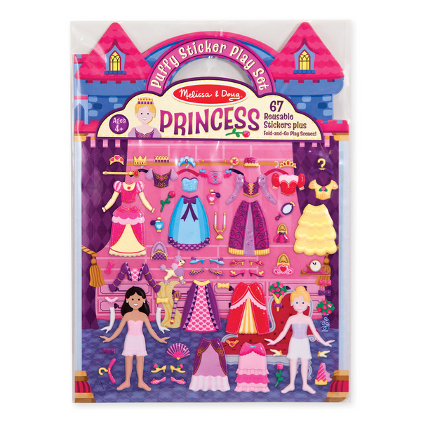 Puffy Sticker Set - Princess