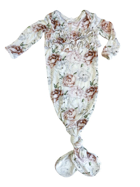 Floral Dreams Ruffle Knot Gown