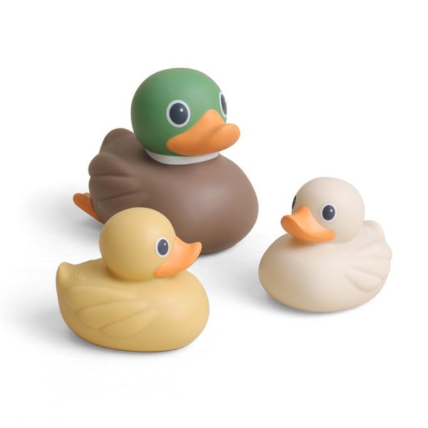 Ducky Family-Set of 3 w Mallard