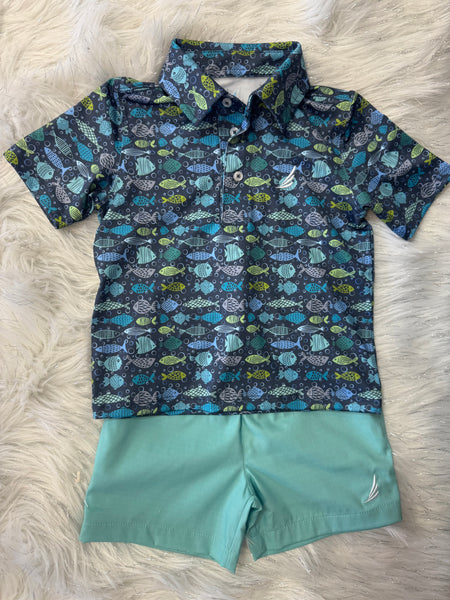 Performance Short - Aqua
