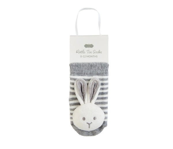 Bunny Rattle Socks