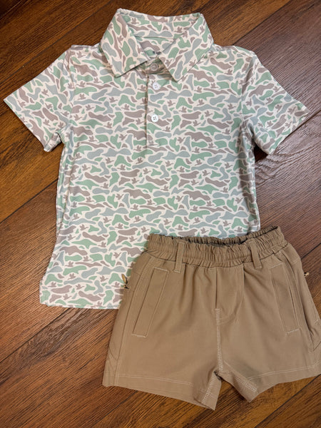 Khaki FB Shorts