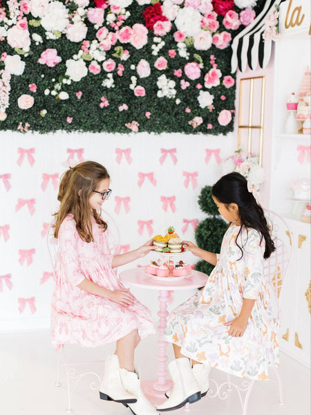 Blushing Bow Pocket Dress