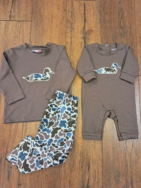 Camo Duck Romper