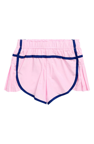 Pleated Athletic Shorts