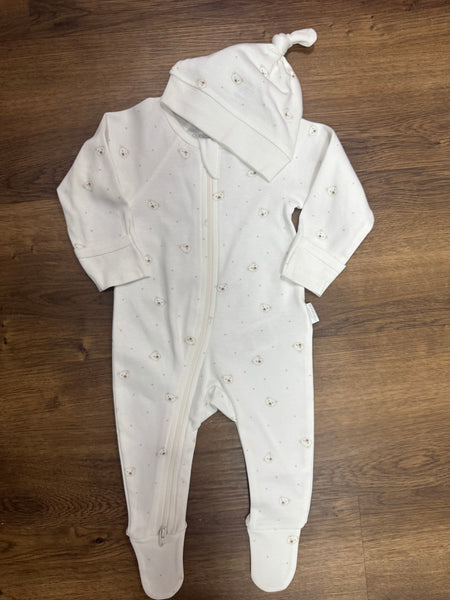 Bear Zipper Footie