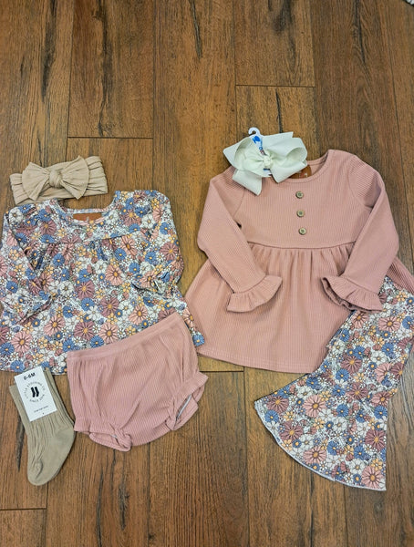 Floral Bloomer Set - Rose
