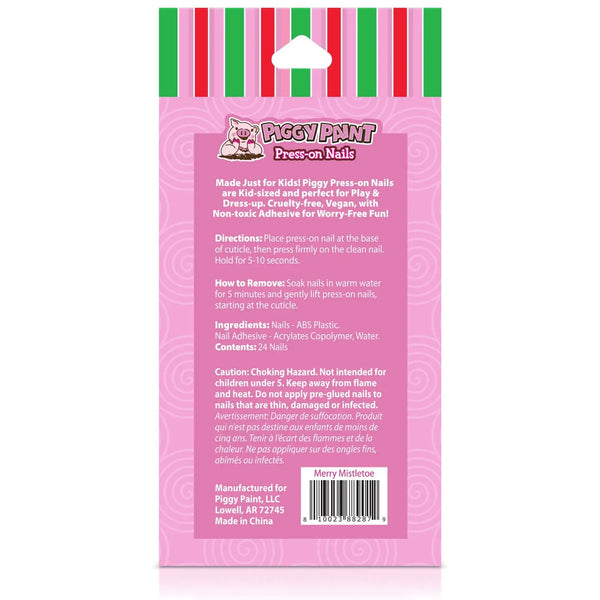 Merry Mistletoe Press on Nails