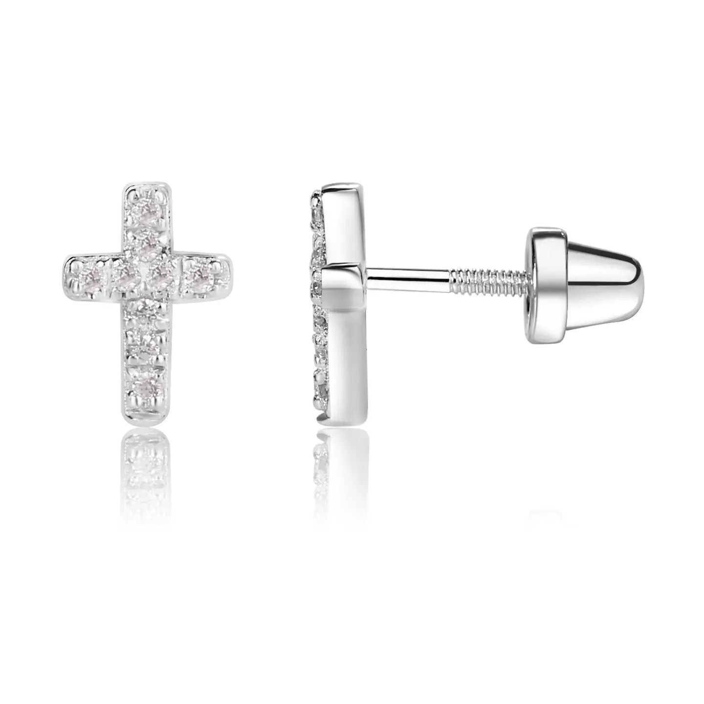 Baptism Cross Earings