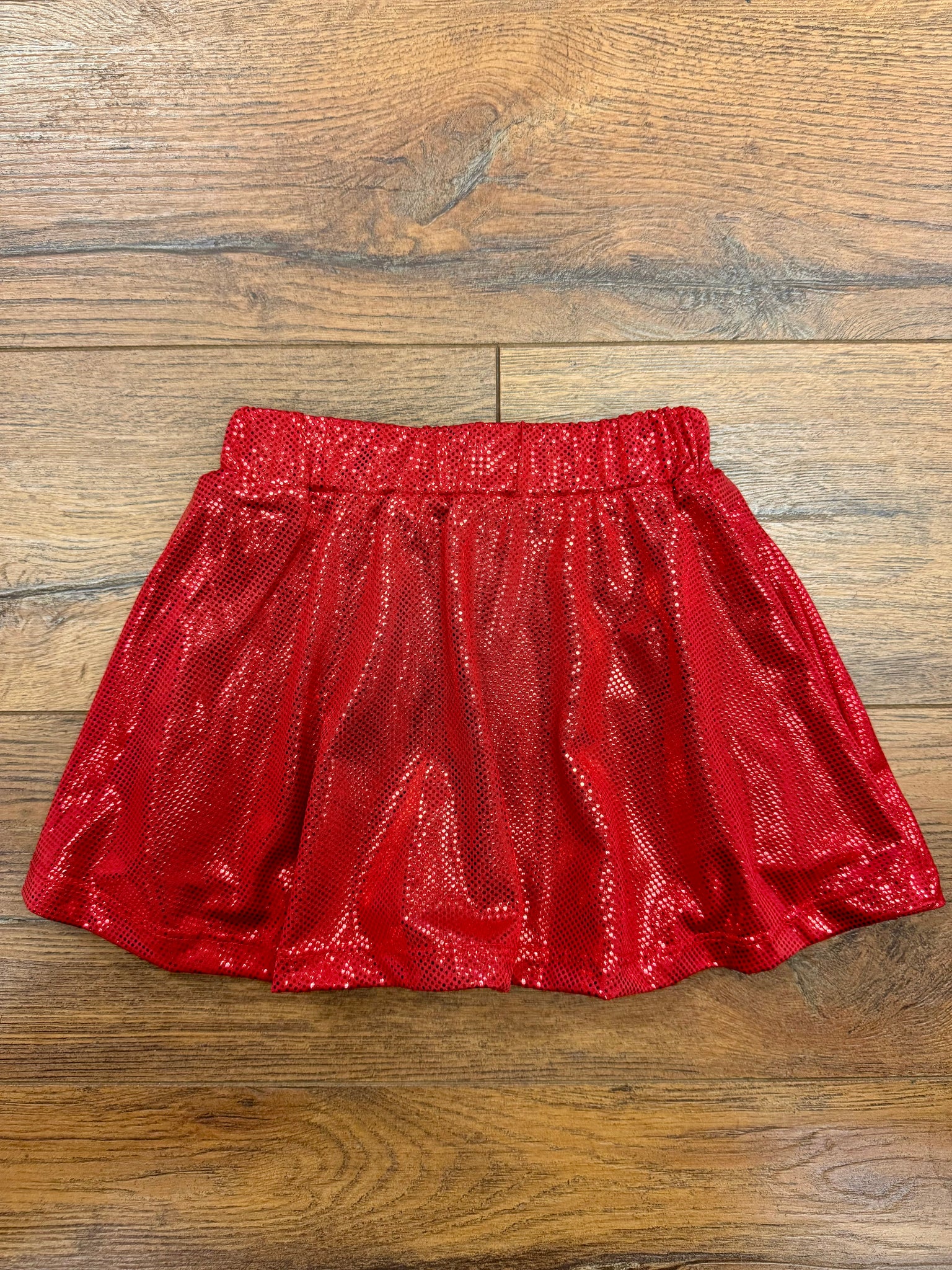 Red Sparkle Skort