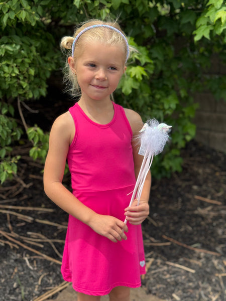Hot Pink Activewear Dress