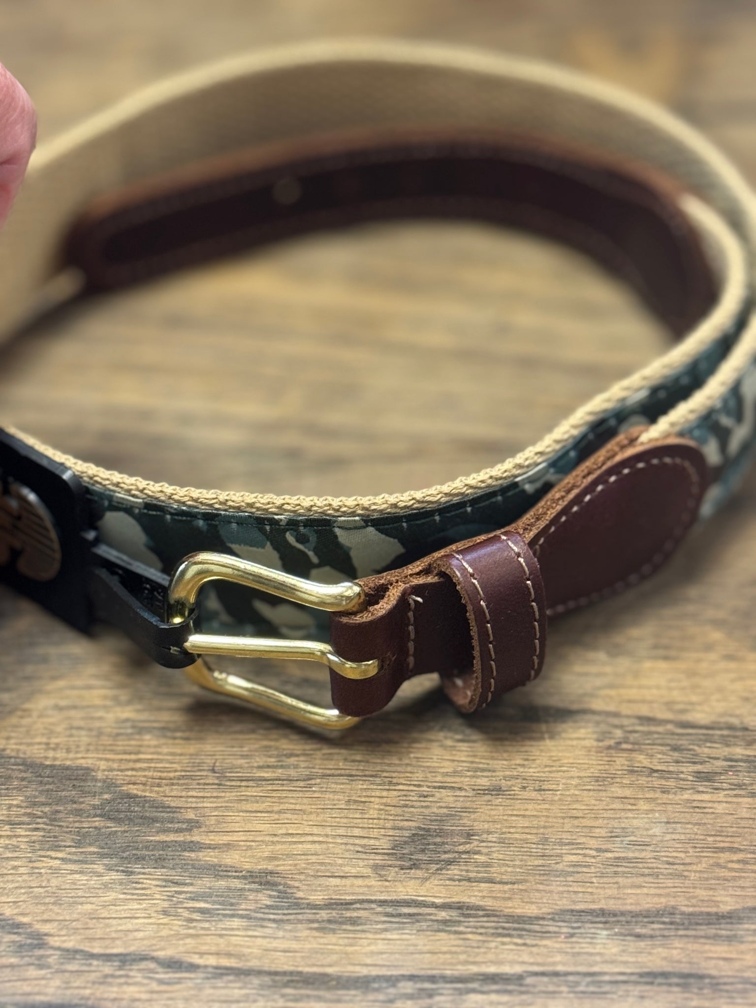 Camo Dog Khaki Belt