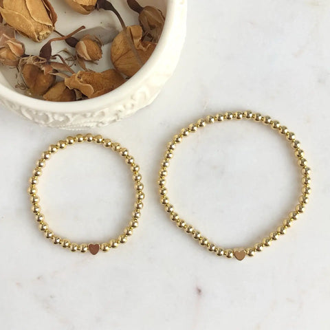 Mommy & Me Bracelets - Gold