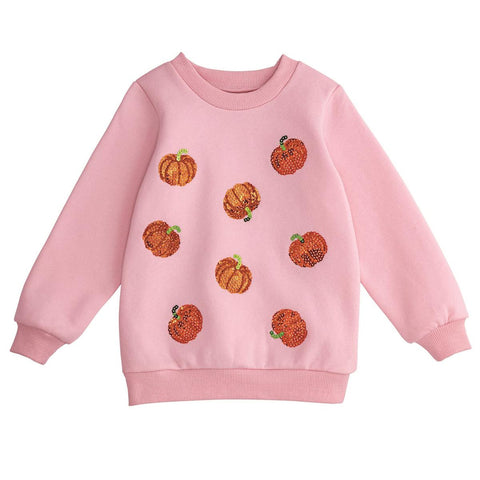 Pumpkin Sequin Sweatshirt!