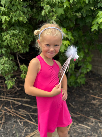 Hot Pink Activewear Dress