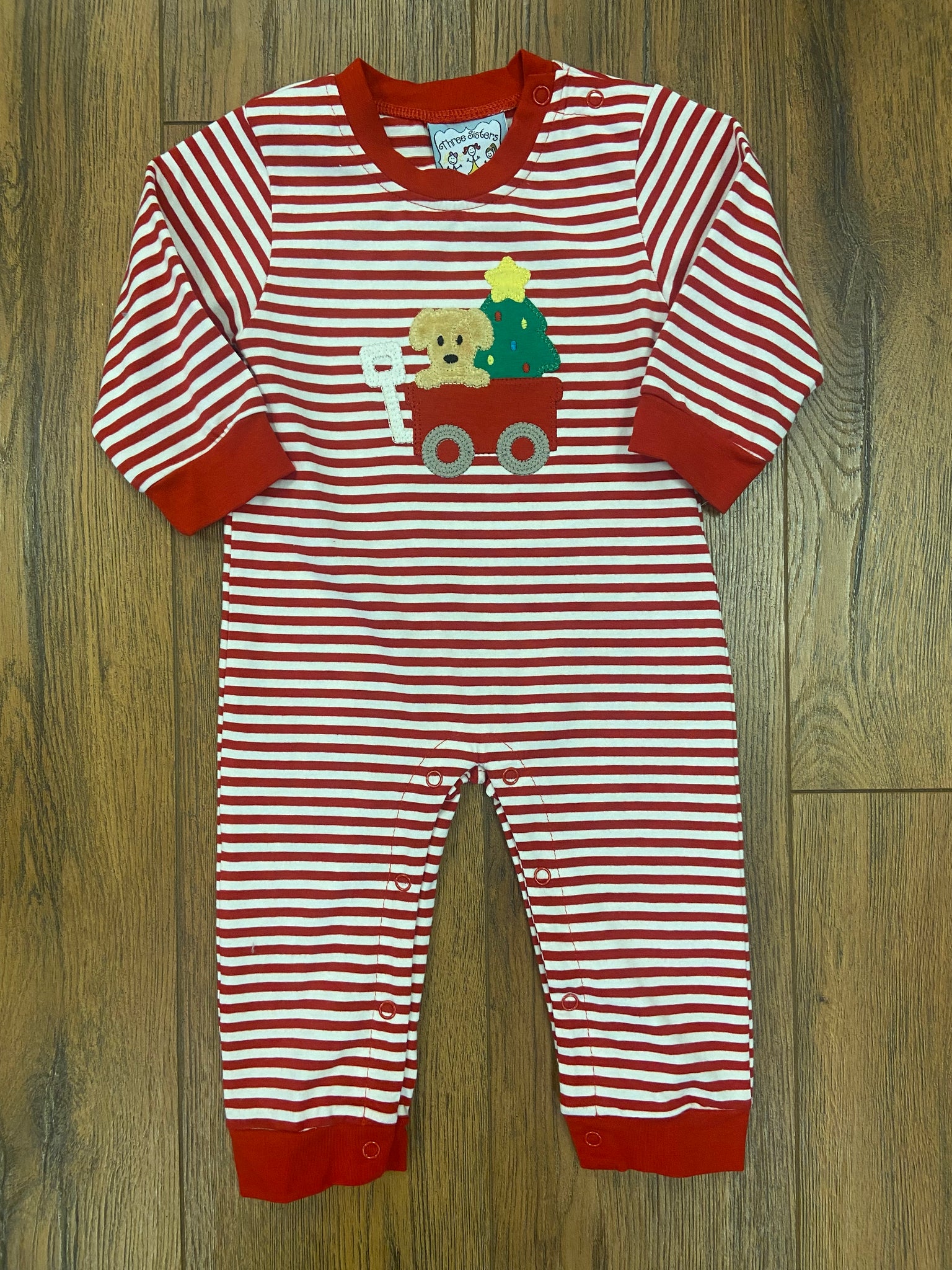 Charlie Christmas Puppy Romper
