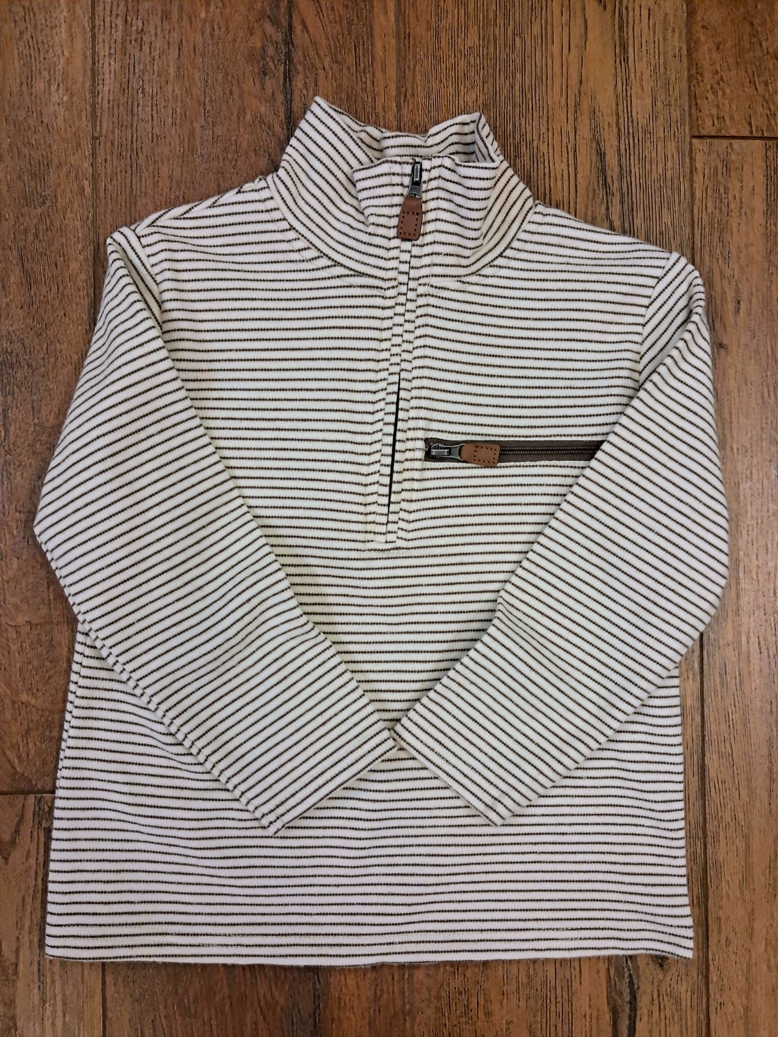 Kingston Brown 1/4 Zip Pullover
