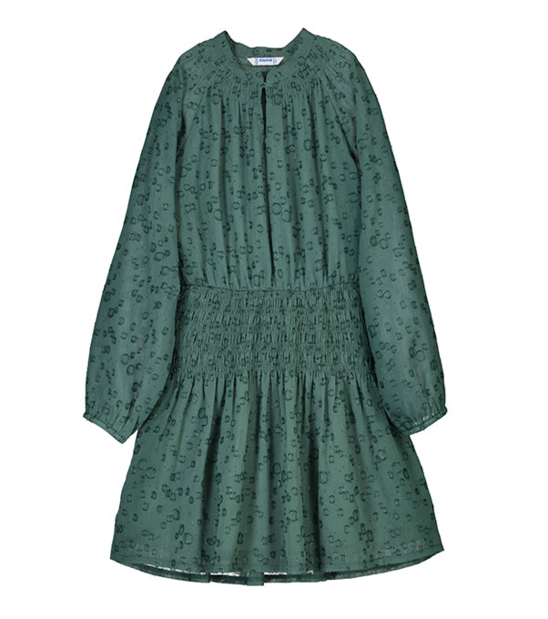 Green Leopard Sparkle Dress