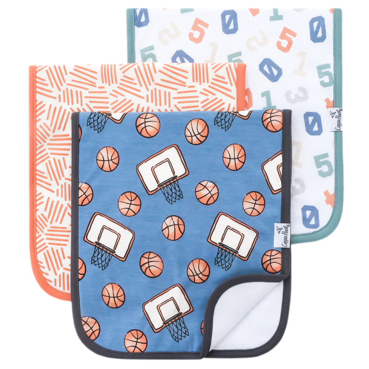 Dunk Burp Cloth Set