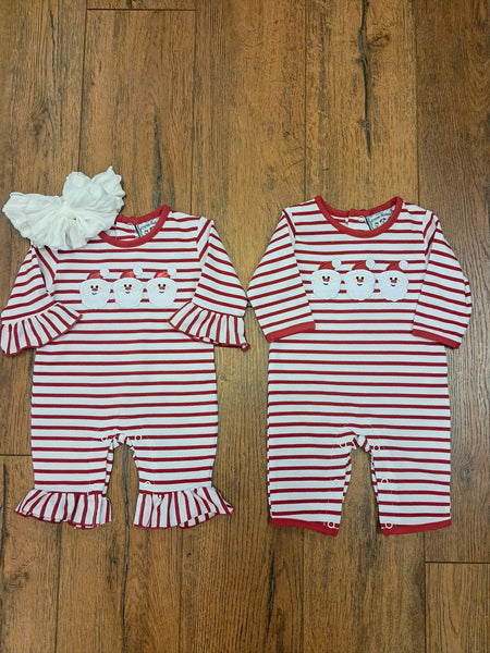 Santa Ruffle Romper