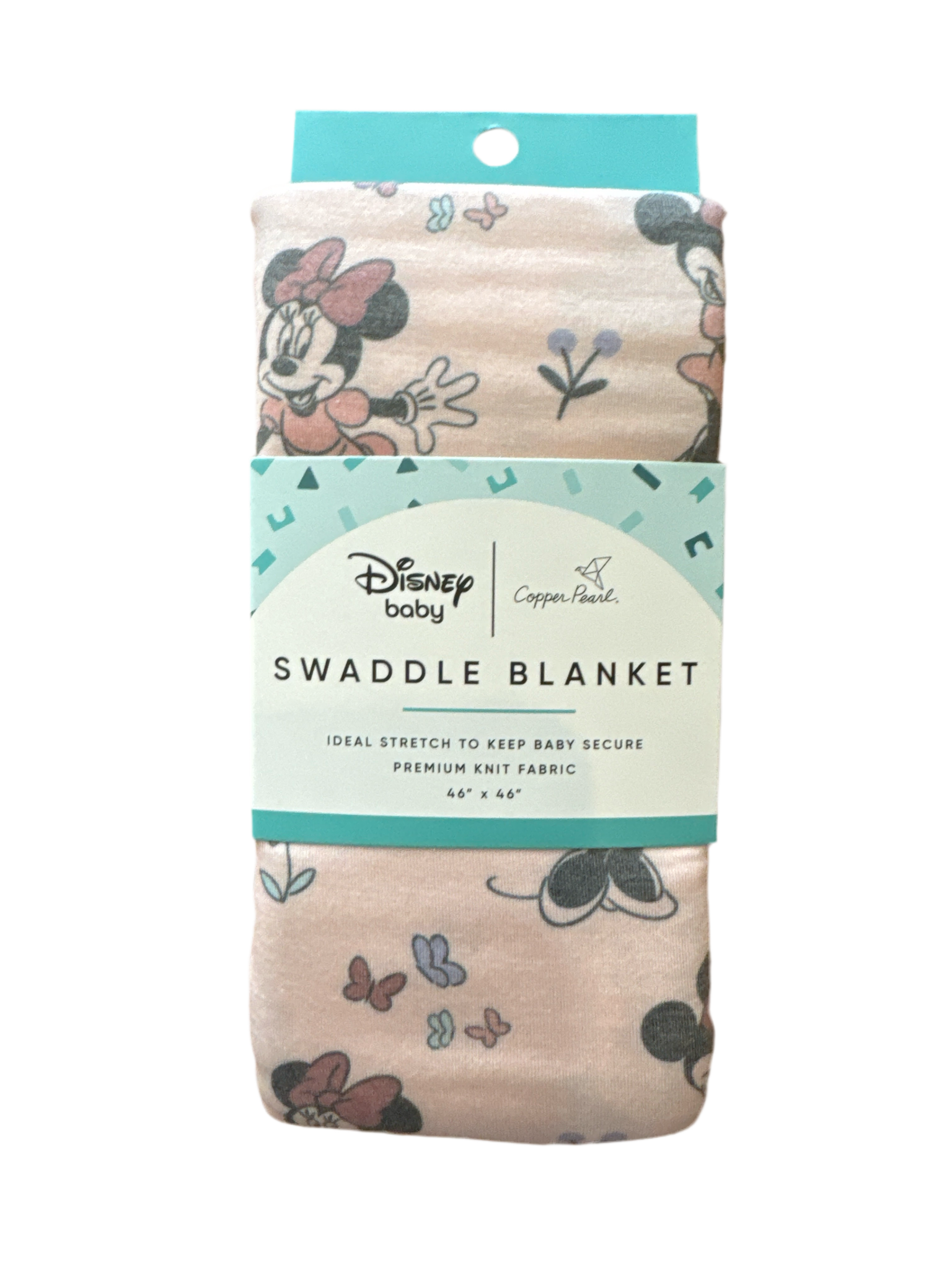 Minnie Mouse Knit Swaddle Blanket