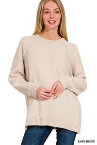 Chenille Beige Sweater