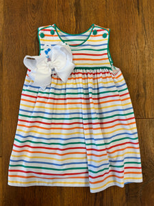 Rainbow Button Sundress