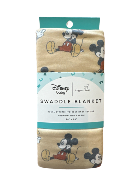 Mickey Mouse Knit Swaddle Blanket