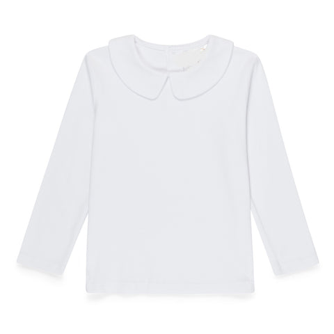 White Peter Pan Collar Shirtl